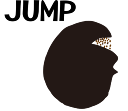Jumping on sugar tongue sticker #12519941