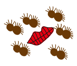 Jumping on sugar tongue sticker #12519946