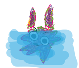 Jumping on sugar tongue sticker #12519947