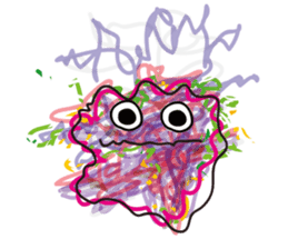 Jumping on sugar tongue sticker #12519950