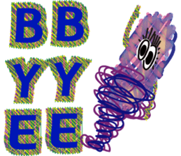 Jumping on sugar tongue sticker #12519953