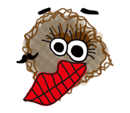 Jumping on sugar tongue sticker #12519957