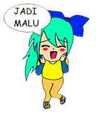 Yak & Yuk - The Happy Twin Couple sticker #12520007