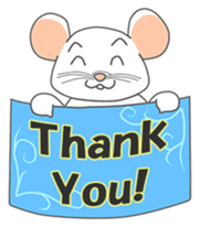 klik the white mouse sticker #12520158