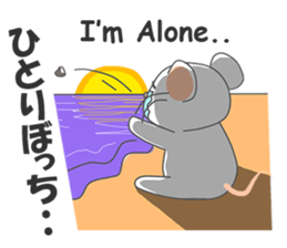 klik the white mouse sticker #12520162