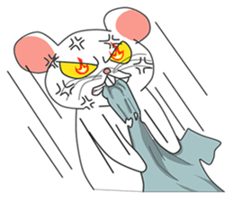 klik the white mouse sticker #12520163