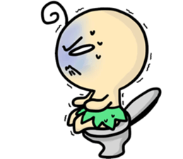 B the Bean sticker #12520335