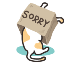 bag and cat sticker #12520809