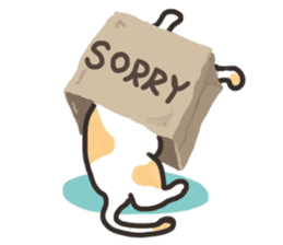 bag and cat sticker #12520809