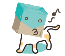 bag and cat sticker #12520812