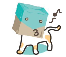 bag and cat sticker #12520812