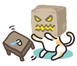 bag and cat sticker #12520813