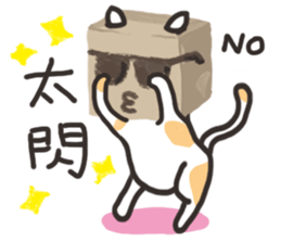 bag and cat sticker #12520815