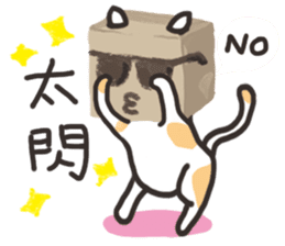 bag and cat sticker #12520815