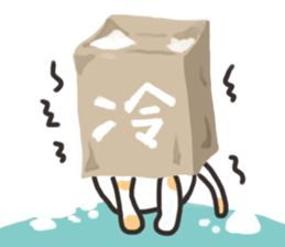 bag and cat sticker #12520827