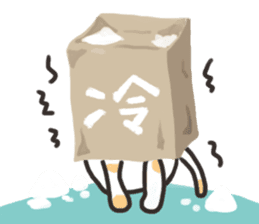 bag and cat sticker #12520827