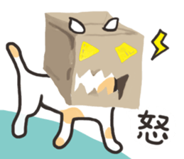 bag and cat sticker #12520829