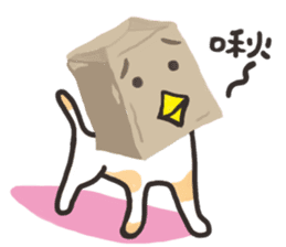 bag and cat sticker #12520833