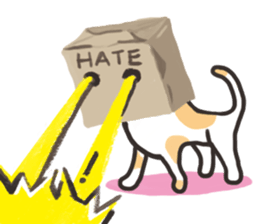 bag and cat sticker #12520835