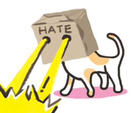 bag and cat sticker #12520835