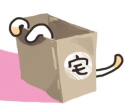 bag and cat sticker #12520838