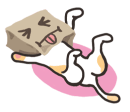 bag and cat sticker #12520839