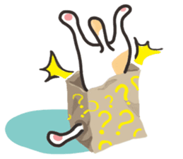 bag and cat sticker #12520840