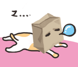 bag and cat sticker #12520843