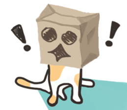 bag and cat sticker #12520844