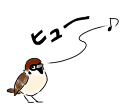 Daily life of a Sparrow sticker #12520853