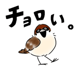 Daily life of a Sparrow sticker #12520855