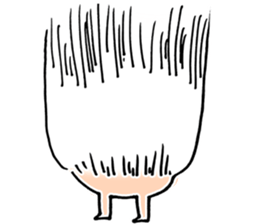 plane human sticker #12521053