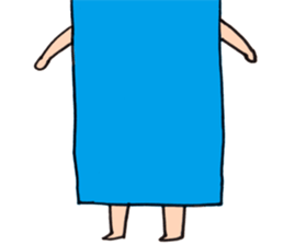plane human sticker #12521060