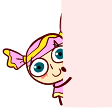 Pink Candy 'Lucy' sticker #12521244