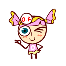 Pink Candy 'Lucy' sticker #12521245