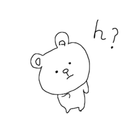 The endlessly irresponsible Bear sticker #12521358