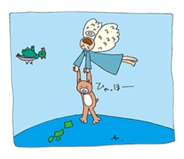 Kumaeru is the Angel's apprentice sticker #12521534