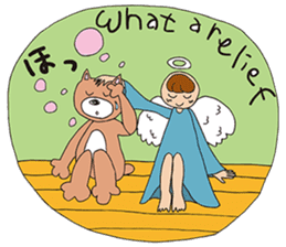 Kumaeru is the Angel's apprentice sticker #12521557