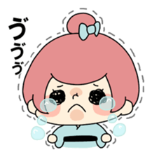 Japanese style ogurakomachi sticker. sticker #12521670