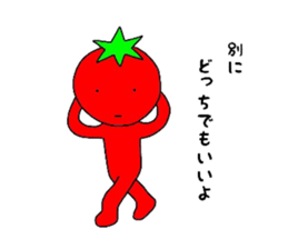poker face tomato2 sticker #12522099