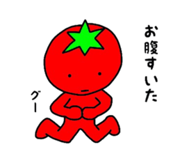 poker face tomato2 sticker #12522100