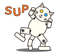 ROBO Cat English sticker #12522488