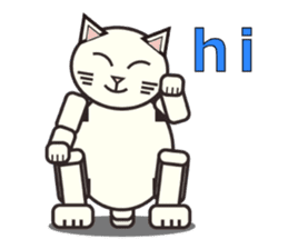 ROBO Cat English sticker #12522490