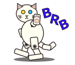 ROBO Cat English sticker #12522492