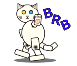 ROBO Cat English sticker #12522492