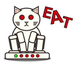 ROBO Cat English sticker #12522496