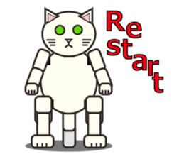 ROBO Cat English sticker #12522497
