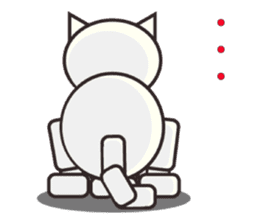 ROBO Cat English sticker #12522505
