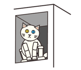ROBO Cat English sticker #12522506