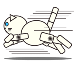 ROBO Cat English sticker #12522509
